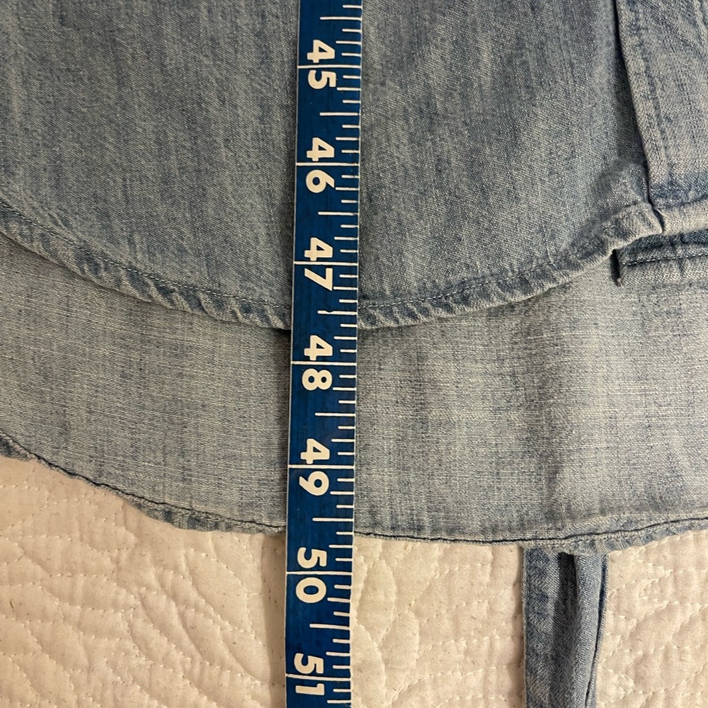 Faherty Tried & True Chambray Midi Shirtdress Women’s Medium - Picture 12 of 17